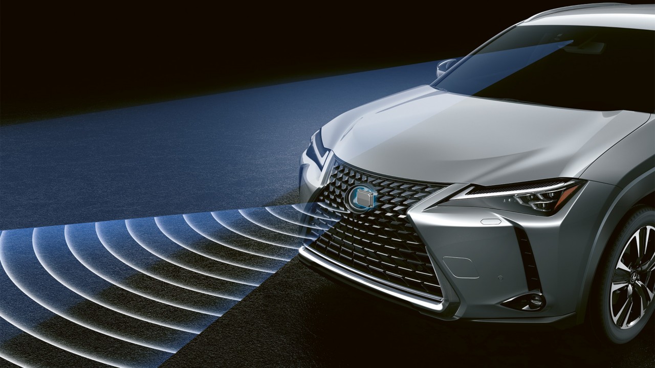 PRE-COLLISION SYSTEM WITH PEDESTRIAN ALERT, ACTIVE STEERING ASSIST AND FRONT LATERAL SIDE PRE-CRASH